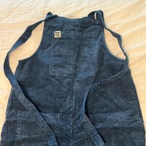 Lucy & Yak Original - Corduroy Dungarees Overalls in Sea Blue